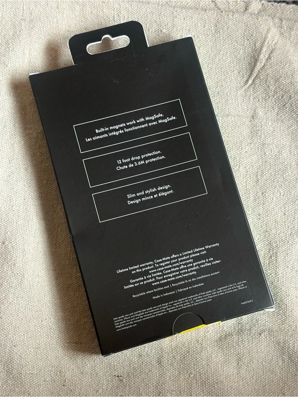 kate spade Black and Brown Tortoiseshell iPhone 17 Air Case MagSafe New